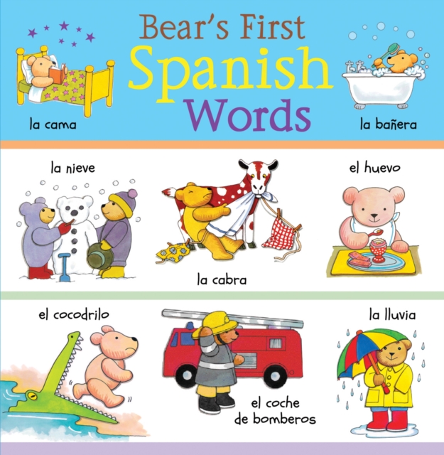 Bear's First Spanish Words, Hardback Book