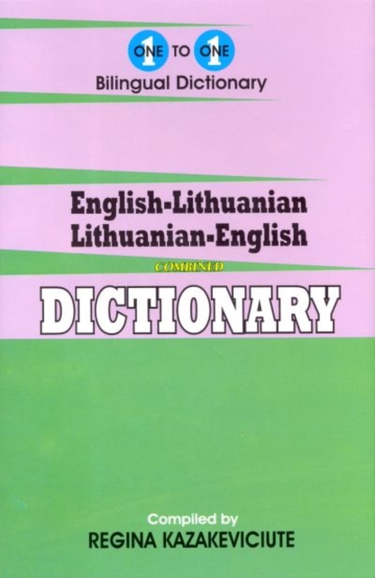 One-to-one dictionary : English-Lithuanian & Lithuanian-English dictionary, Hardback Book