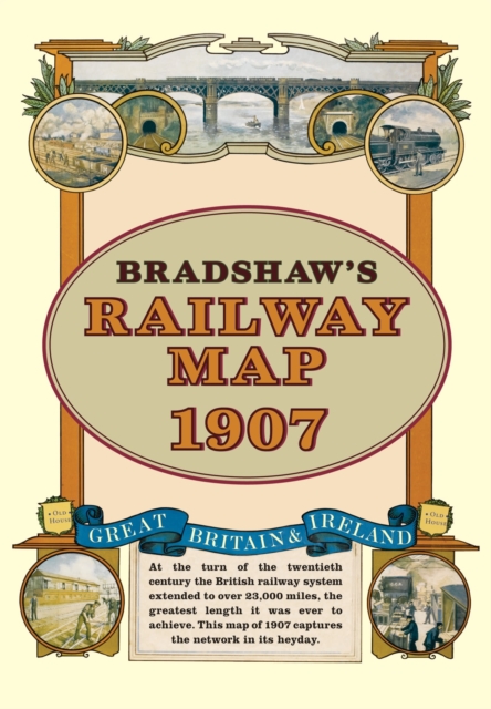 Bradshaw's Railway Folded Map 1907, Sheet map Book