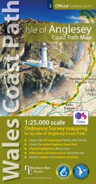 Isle of Anglesey Coast Path Map : 1:25,000 scale Ordnance Survey mapping for the entire Isle of Anglesey Coast Path, Pamphlet Book