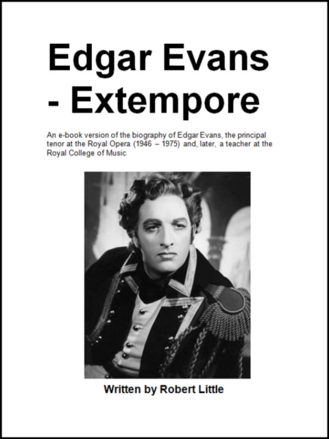 Edgar Evans - Extempore, EPUB eBook