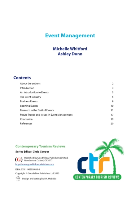 Event Management, PDF eBook