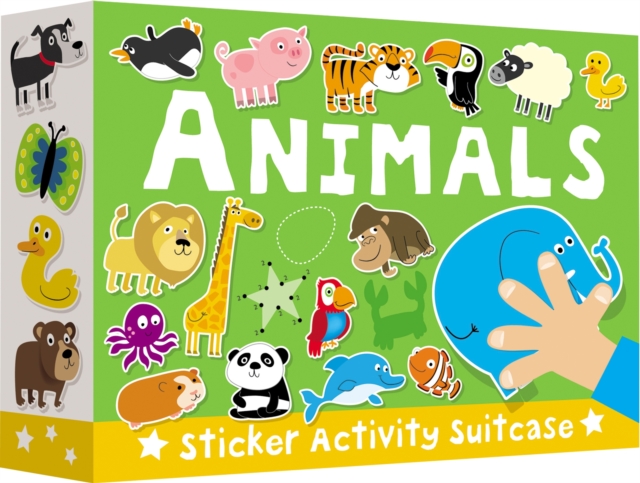 Sticker Activity Suitcase - Animals, Hardback Book