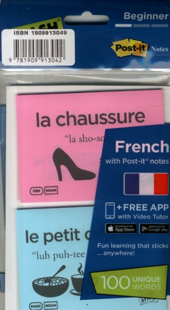 Flashsticks French Beginner Starter Pack, Cards Book