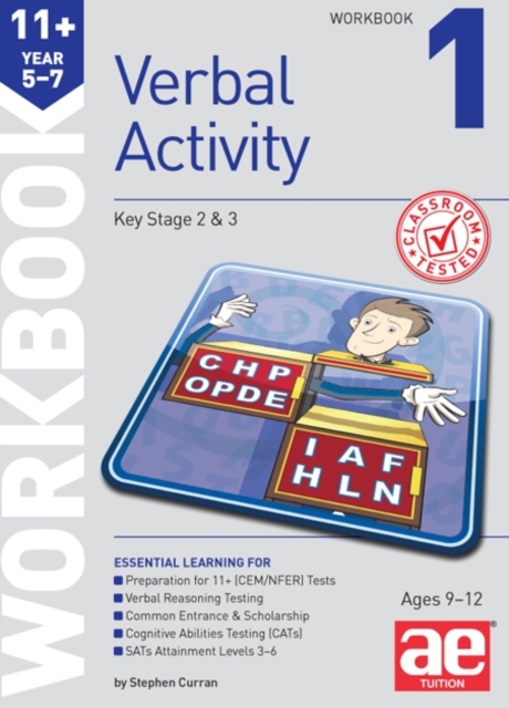 11+ Verbal Activity Year 5-7 Workbook 1 : Including Multiple Choice Test Technique, Paperback / softback Book