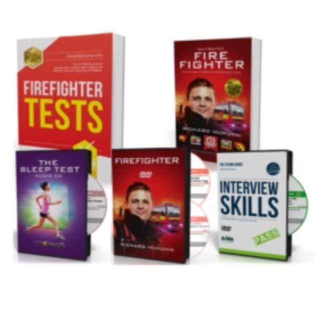 Firefighter Recruitment Platinum Package Box Set, How to Become a Firefighter Book, Firefighter Interview Questions and Answers, Firefighter Tests, Application Form DVD, Fitness CD : 1, Mixed media product Book