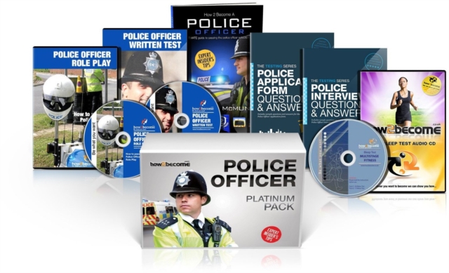 Police Officer Recruitment Platinum Package Box Set: How to Become a Police Officer Book, Police Officer Interview Questions and Answers, Application Form Guide, Written Tests DVD, Fitness Test CD : 1, Mixed media product Book
