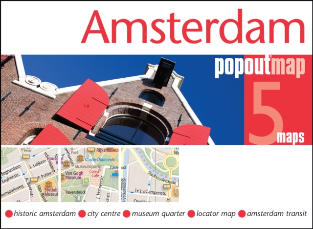 Amsterdam PopOut Map, Sheet map, folded Book