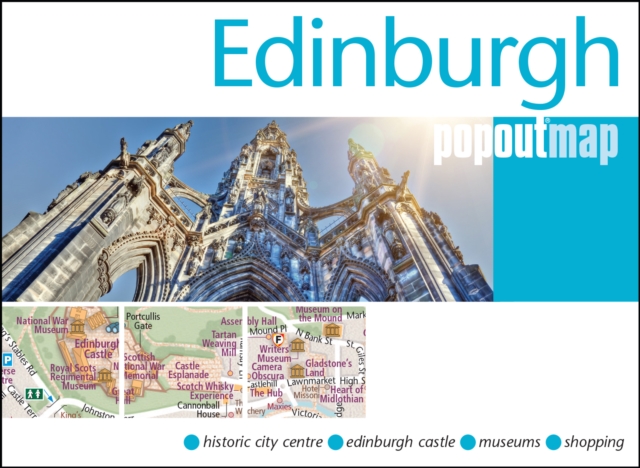 Edinburgh PopOut Map, Sheet map, folded Book