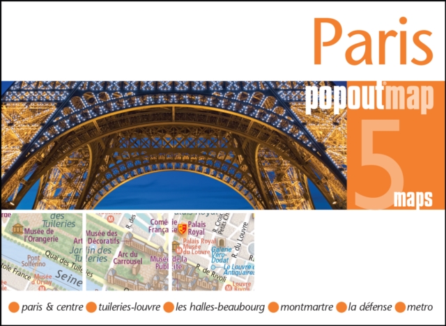 Paris PopOut Map, Sheet map, folded Book