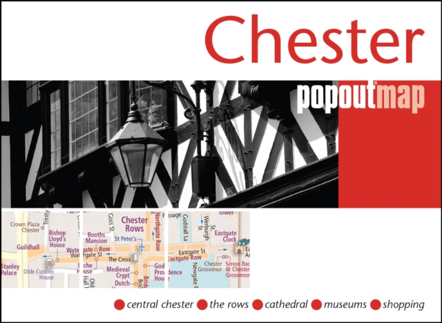 Chester PopOut Map : Handy pocket-size pop-up city map of Chester, Sheet map, folded Book