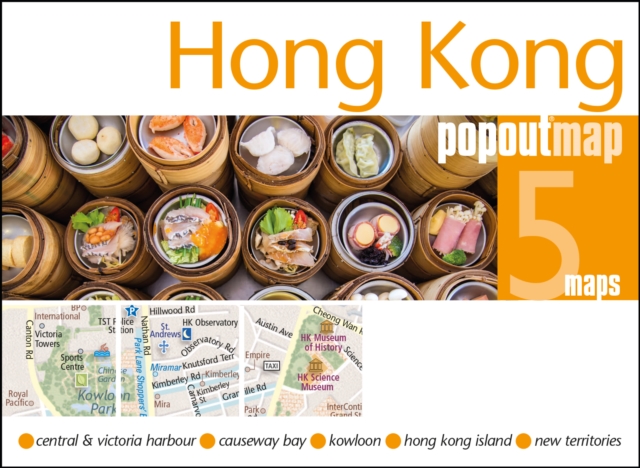 Hong Kong PopOut Map, Sheet map, folded Book