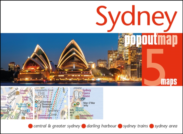 Sydney PopOut Map, Sheet map, folded Book