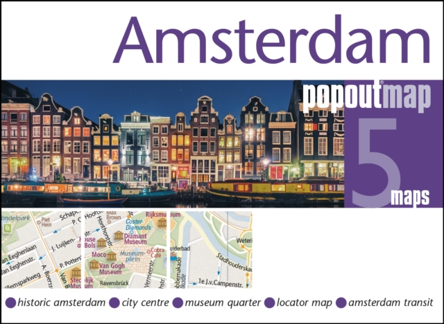 Amsterdam PopOut Map, Sheet map, folded Book