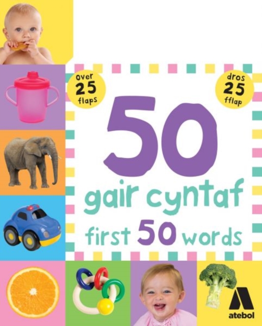 50 Gair Cyntaf / First 50 Words, Hardback Book