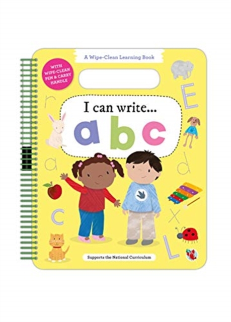 Wipe Clean Learning I Can Write: abc, Spiral bound Book