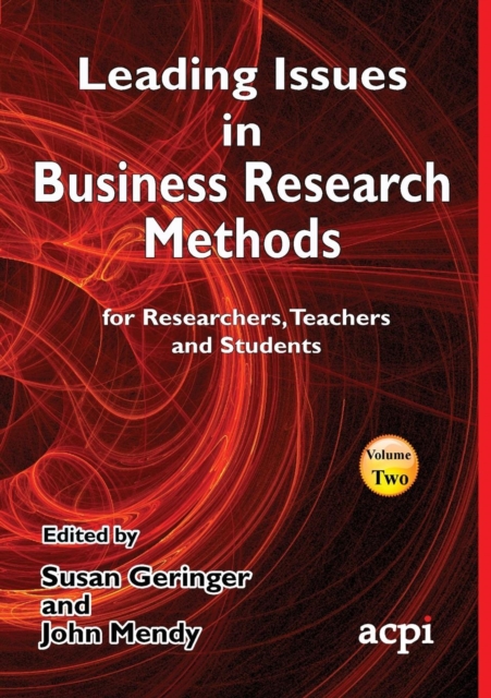 Leading Issues in Business Research Methods Volume 2, Paperback / softback Book
