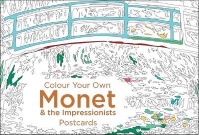 Colour Your Own Monet & the Impressionists Postcard Book, Postcard book or pack Book