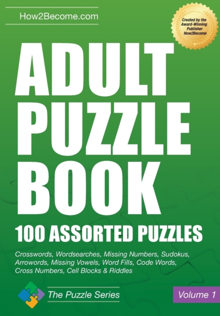 Adult Puzzle Book : 100 Assorted Puzzles, Paperback / softback Book