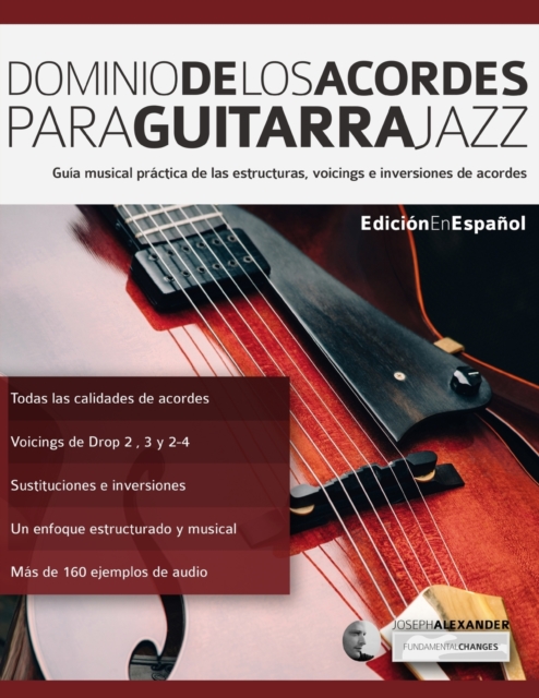 Dominio de los acordes para guitarra jazz, Paperback / softback Book