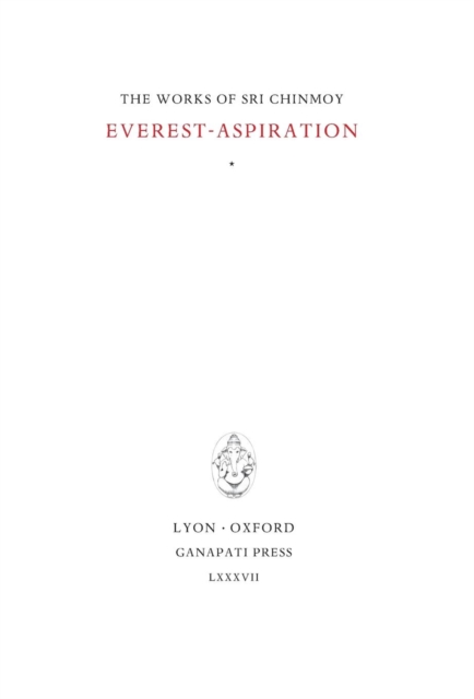 Everest-Aspiration, Hardback Book