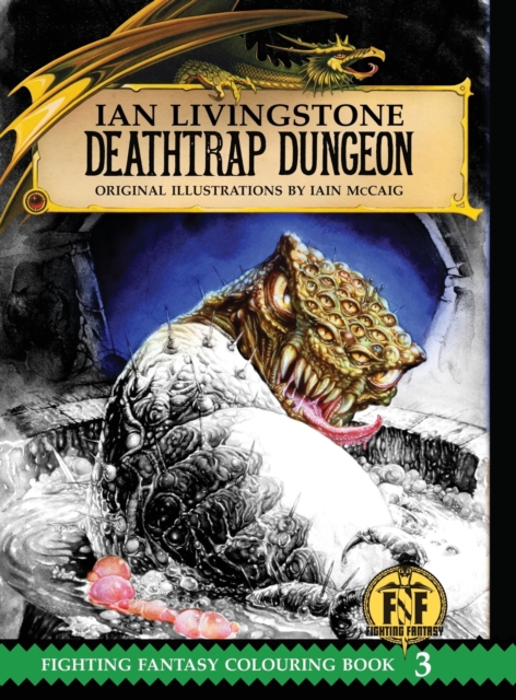 Deathtrap Dungeon Colouring Book, Hardback Book