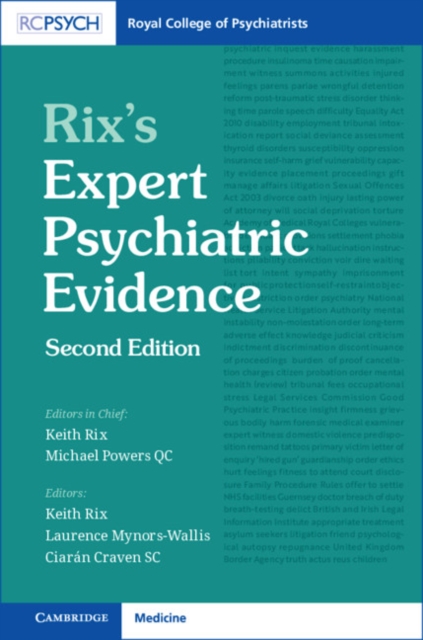 Rix's Expert Psychiatric Evidence, Multiple-component retail product Book