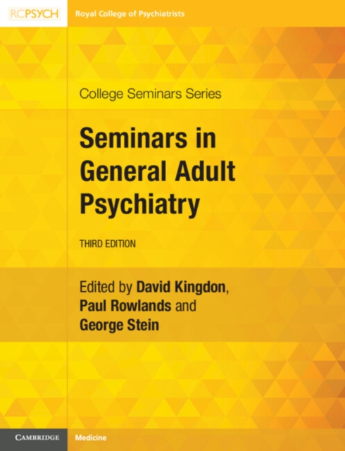 Seminars in General Adult Psychiatry, Paperback / softback Book