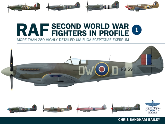 Raf Second World War Fighters in Profile, Hardback Book