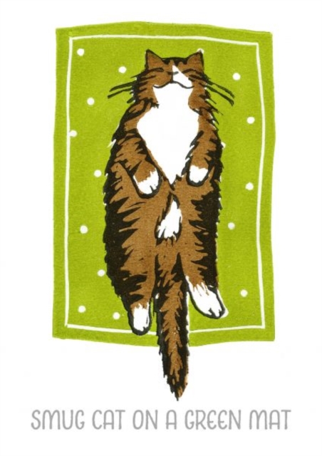 Jo Cox Poster: Smug Cat on a Green Mat, Poster Book