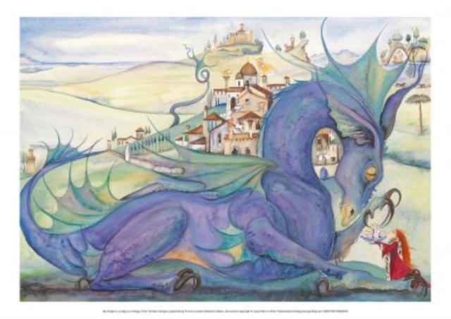 Jackie Morris Poster: My Dragon is as Big as a Village, Poster Book