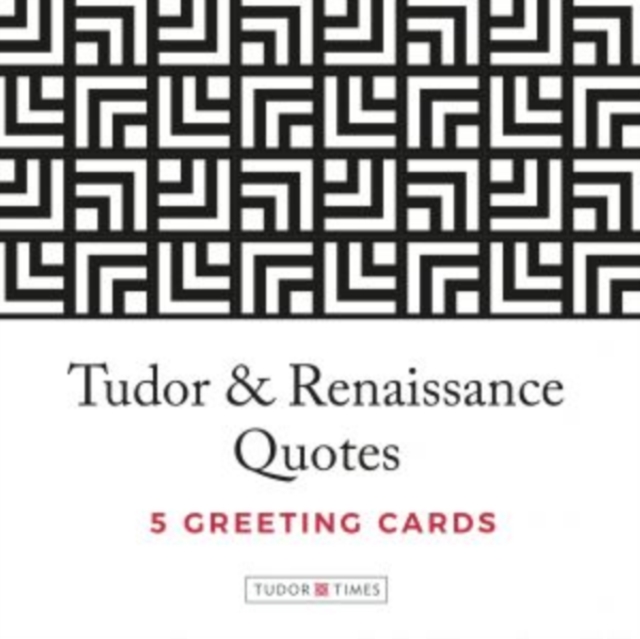 Tudor Times Quotes Greeting Cards, Mixed media product Book