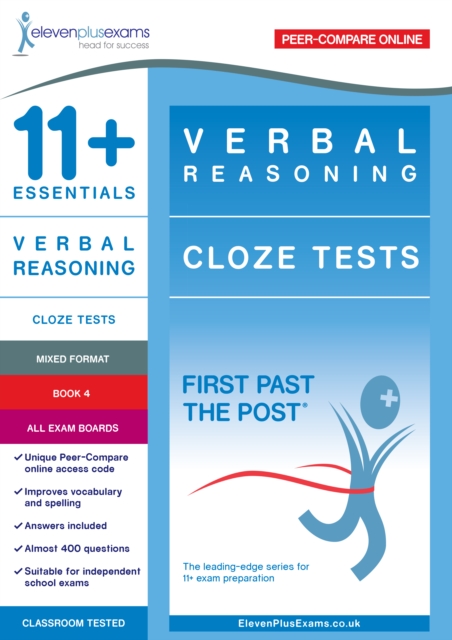 11+ Essentials Verbal Reasoning: Cloze Tests Book 4, Paperback / softback Book