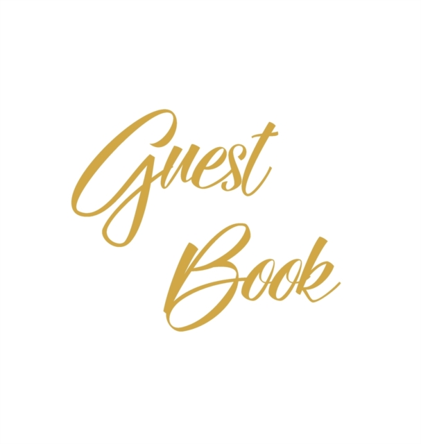 Gold Guest Book, Weddings, Anniversary, Party's, Special Occasions, Wake, Funeral, Memories, Christening, Baptism, Visitors Book, Guests Comments, Vacation Home Guest Book, Beach House Guest Book, Com, Hardback Book
