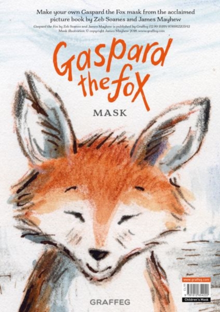 Gaspard the Fox - Children's Mask, Poster Book