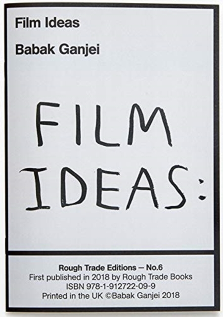 Film Ideas - Babak Ganjei (RT#6), Paperback / softback Book