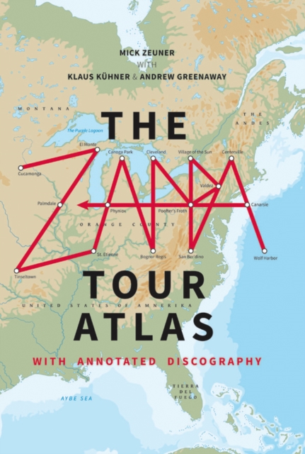 The Zappa Tour Atlas, Hardback Book