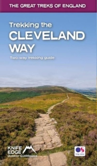 Trekking the Cleveland Way: Two-way guidebook with OS 1:25k maps: 20 different itineraries, Paperback / softback Book