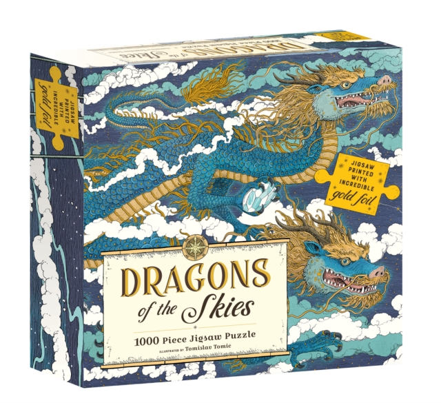 Dragons of the Skies: 1000 piece jigsaw puzzle, Jigsaw Book