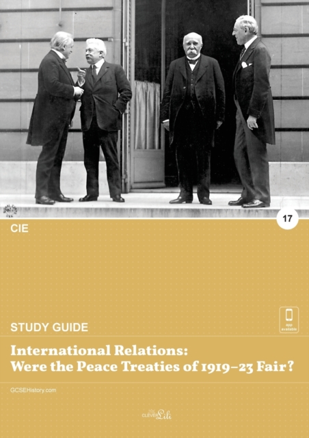International relations : Were the Peace Treaties of 1919-23 Fair?, Paperback Book
