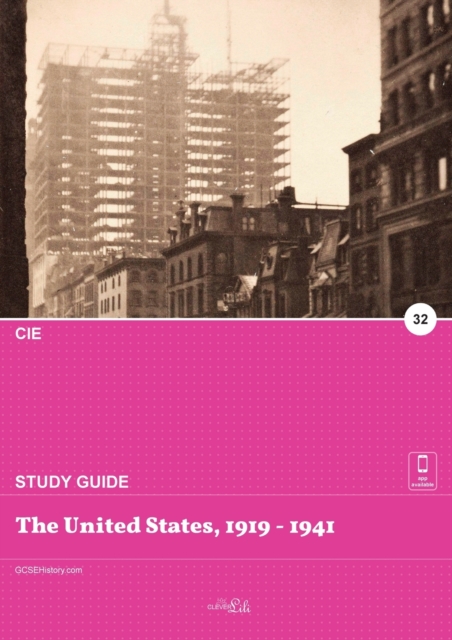 The United States, 1919 - 1941, Paperback / softback Book