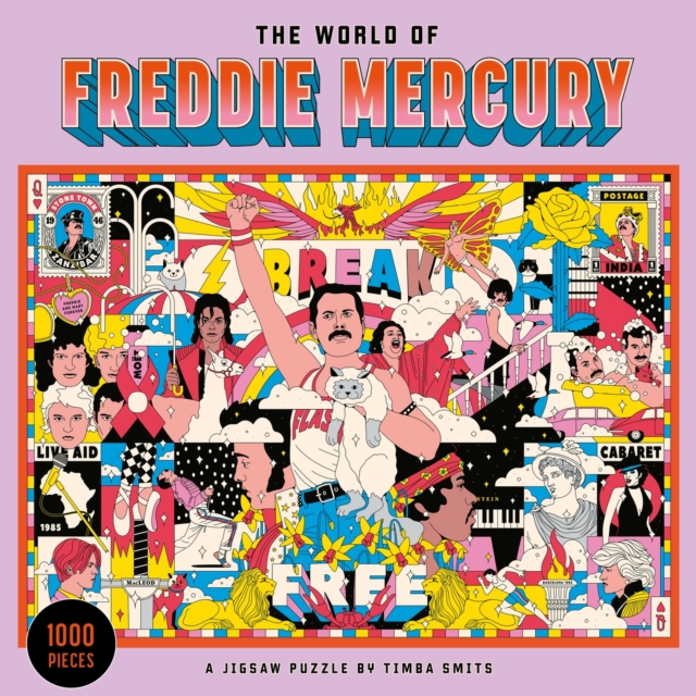 The World of Freddie Mercury : A Jigsaw Puzzle, Game Book