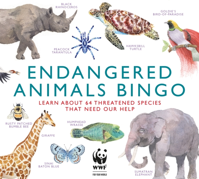 Endangered Animals Bingo : Learn About 64 Threatened Species That Need Our Help, Game Book