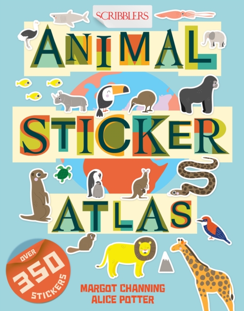 Scribblers Animal Sticker Atlas, Paperback / softback Book