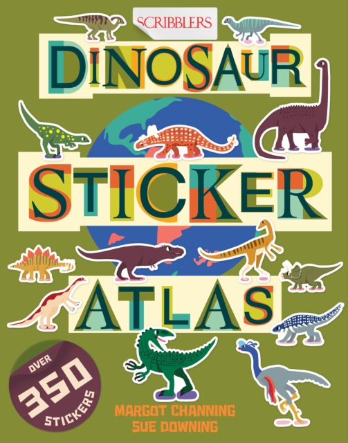 Scribblers Dinosaur Sticker Atlas, Paperback / softback Book