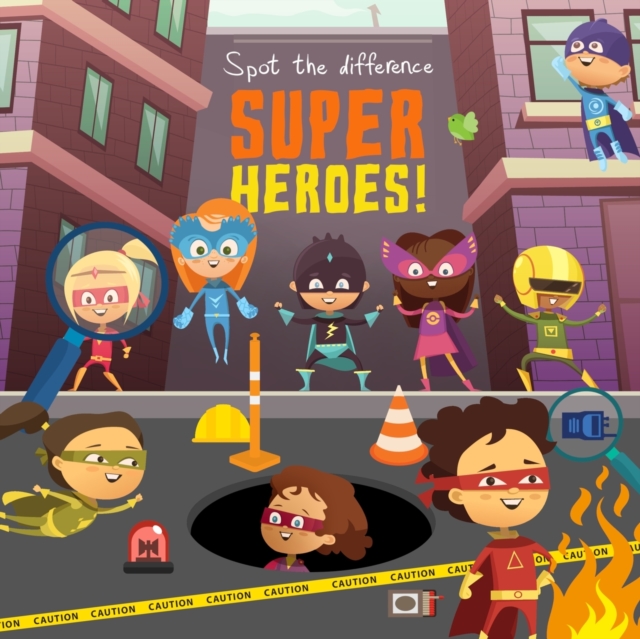 Spot the Difference - Superheroes! : A Fun Search and Solve Book for 3-6 Year Olds, Paperback / softback Book