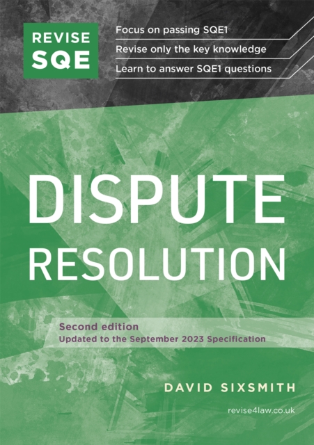 Revise SQE Dispute Resolution : SQE1 Revision Guide 2nd ed, PDF eBook