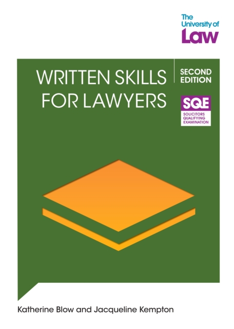 SQE2 Written Skills for Lawyers 2e, Paperback / softback Book
