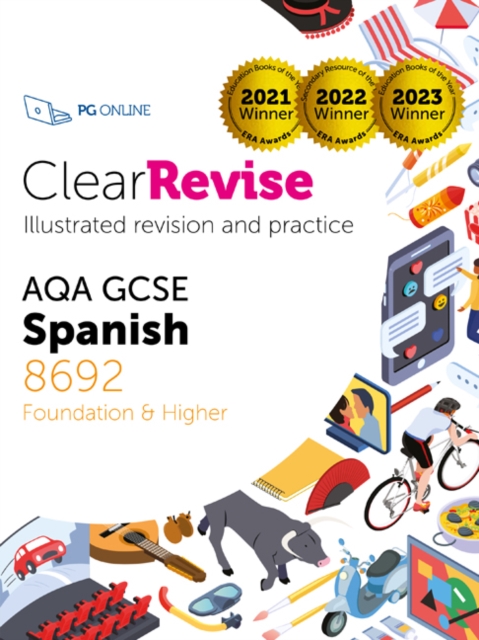 ClearRevise AQA GCSE Spanish 8692 : Foundation and Higher, Paperback / softback Book