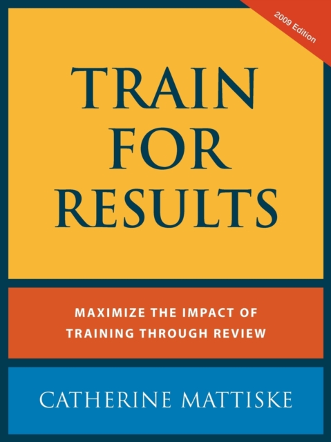 Train for Results, Paperback / softback Book